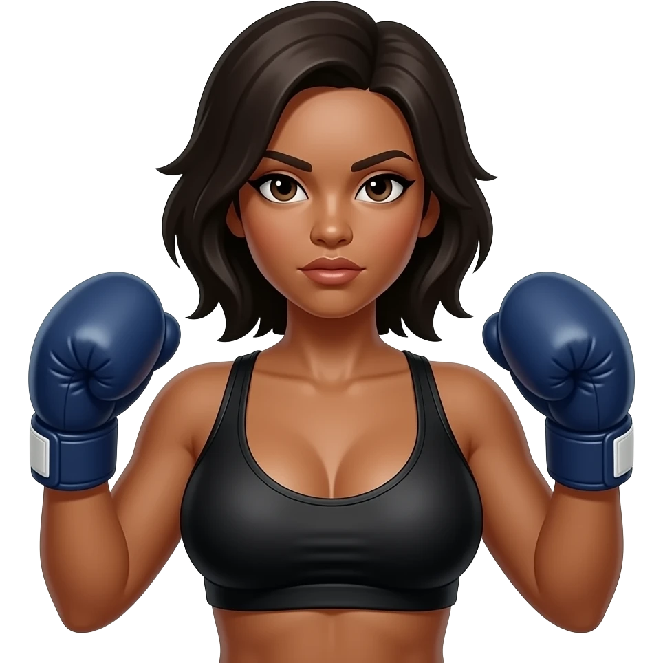Not green tan Sexy female, Muay thai monster Boobs More monster not green emoji