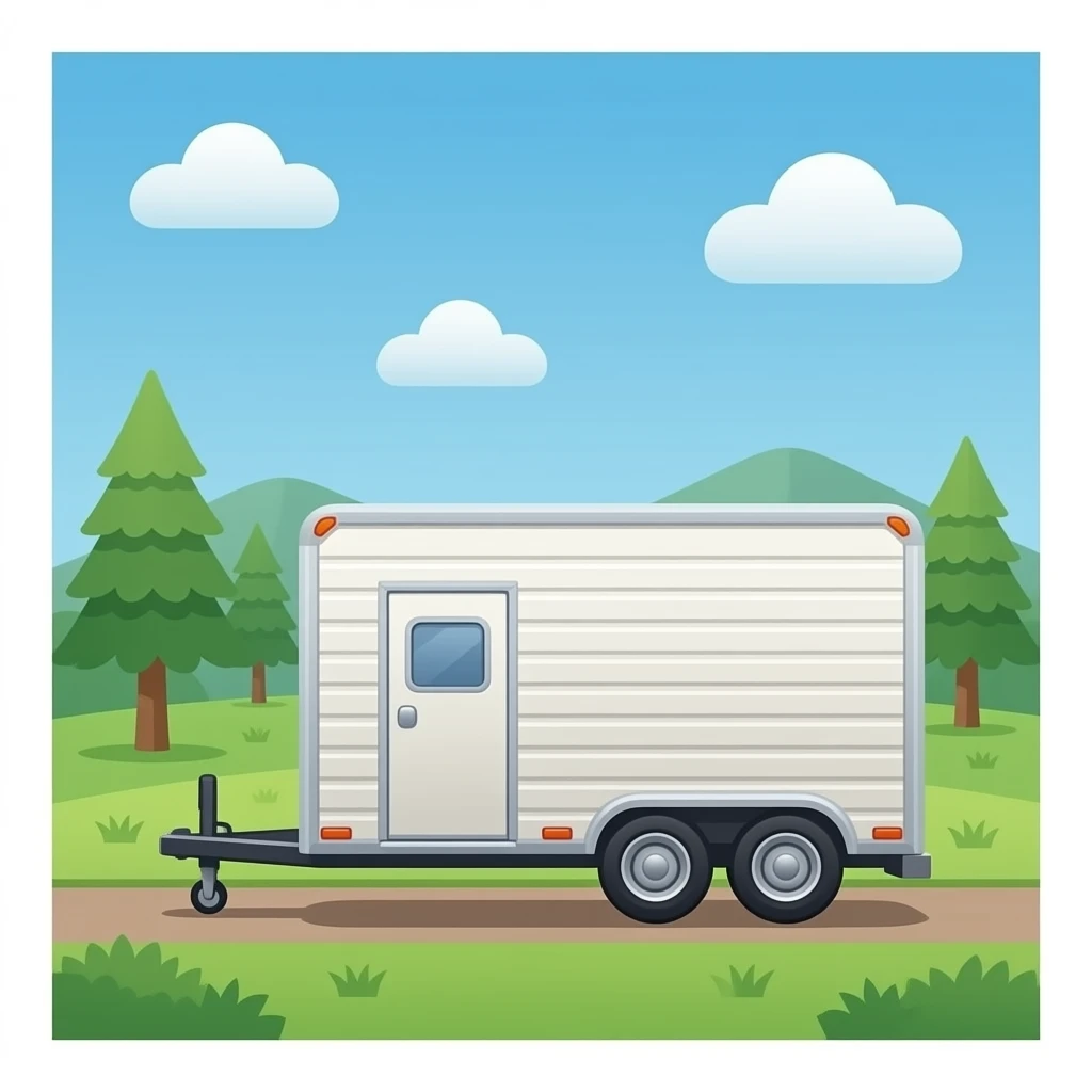 Enclosed Trailer emoji
