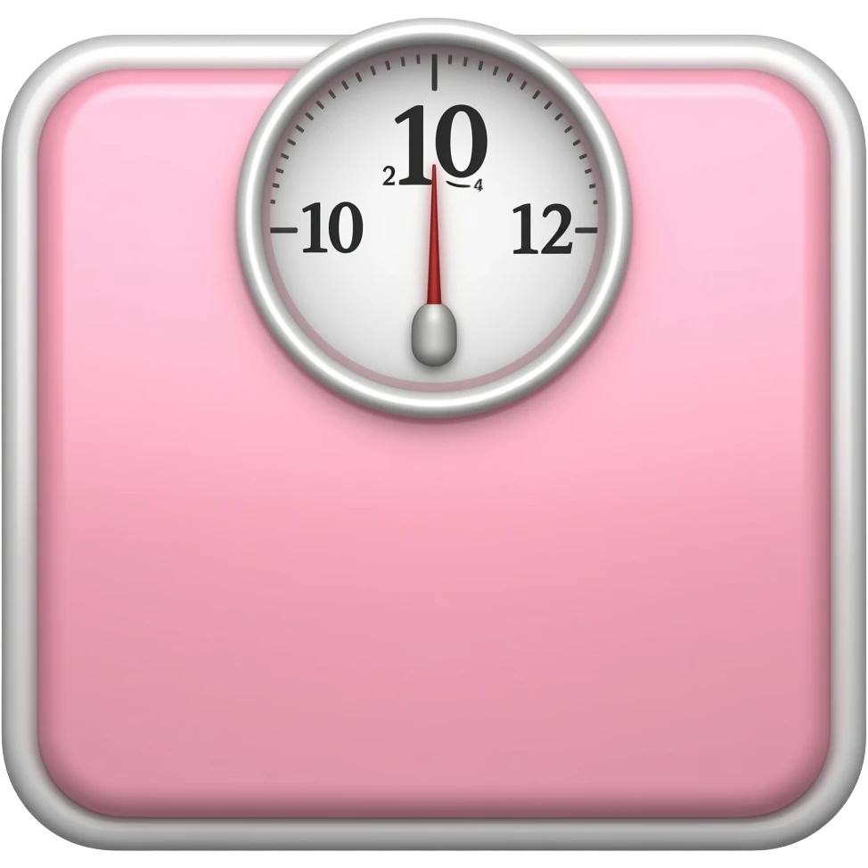 Empty light pink scale emoji