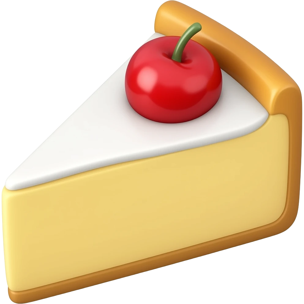 Cheesecake emoji