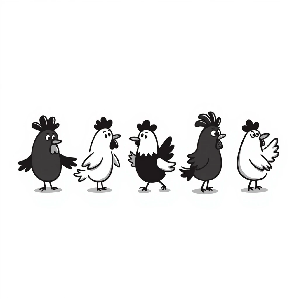 Chickens emoji