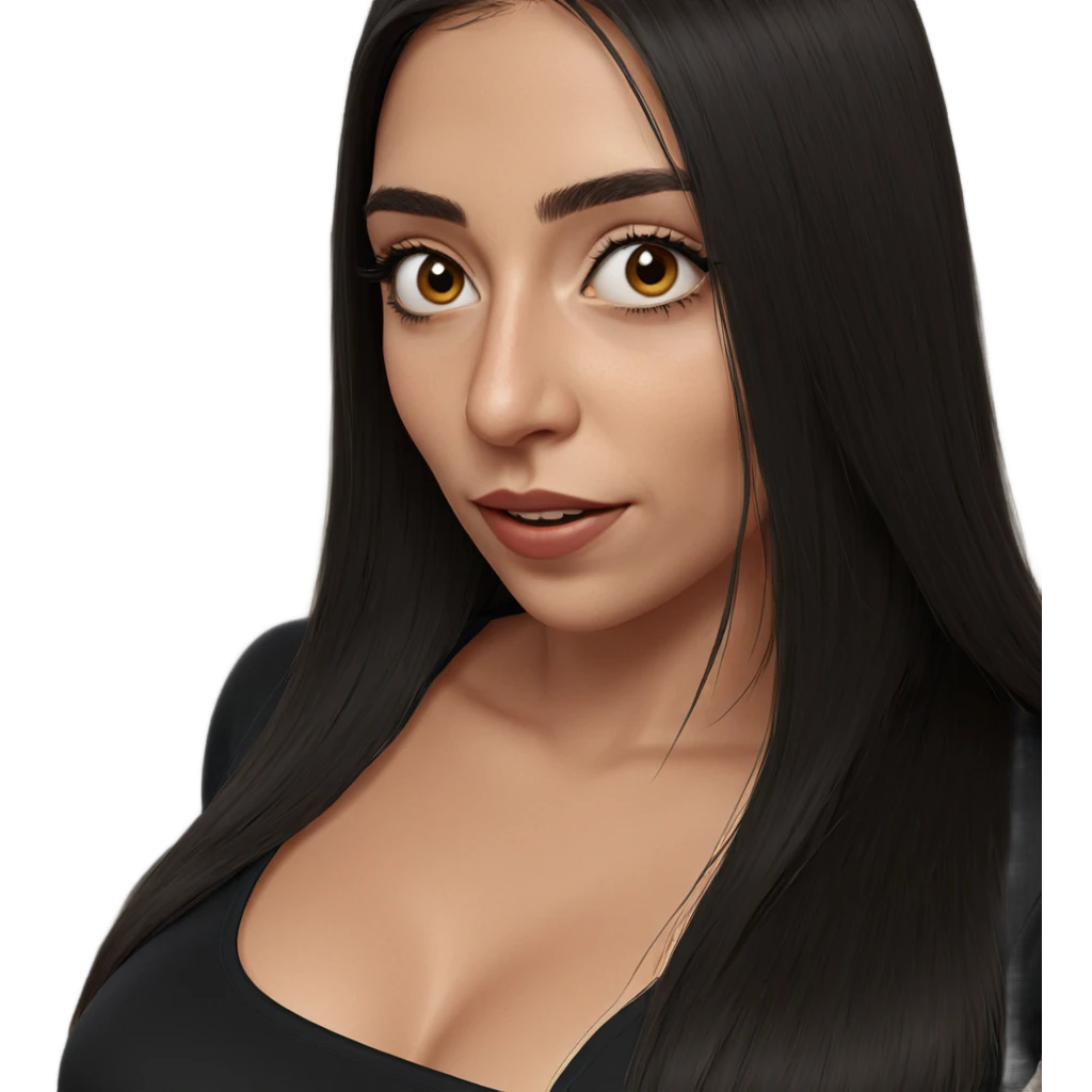 realistic portrait of a girl emoji