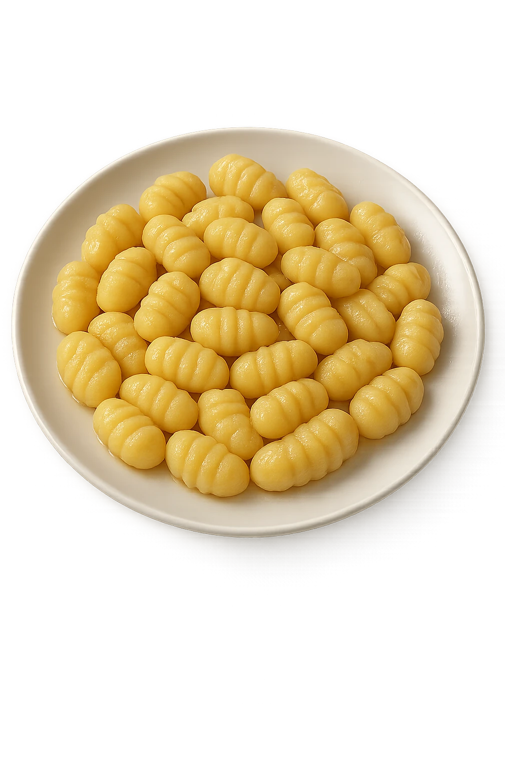 Gnocchi cucinati in un piatto emoji