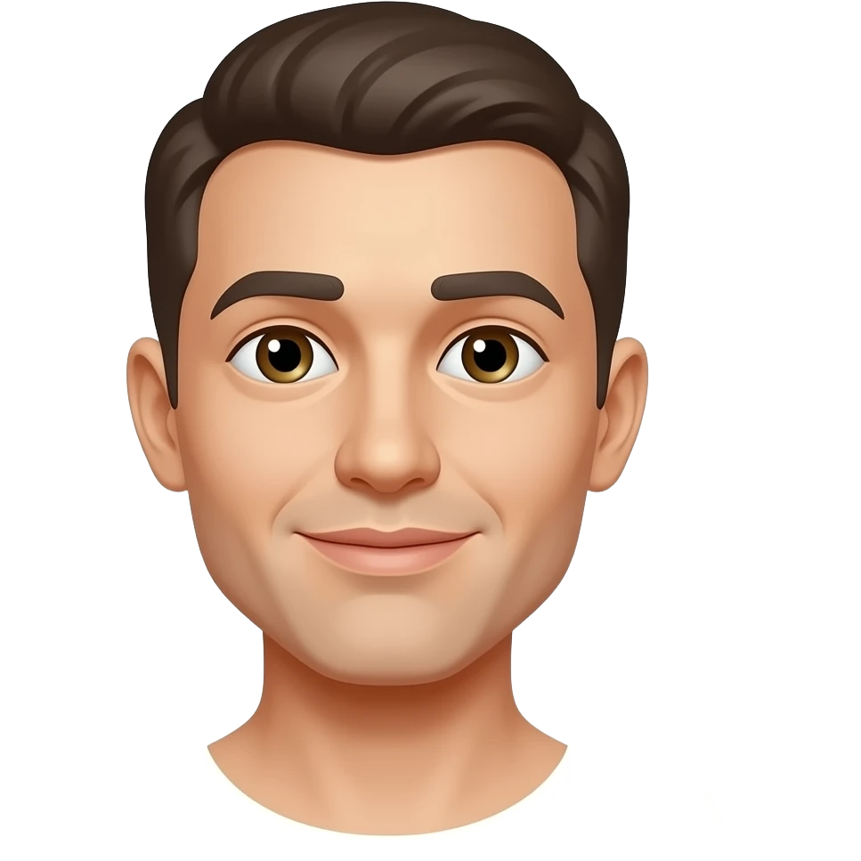 Create an emoji of a head bobbing up and down(show the movement with arrows) emoji