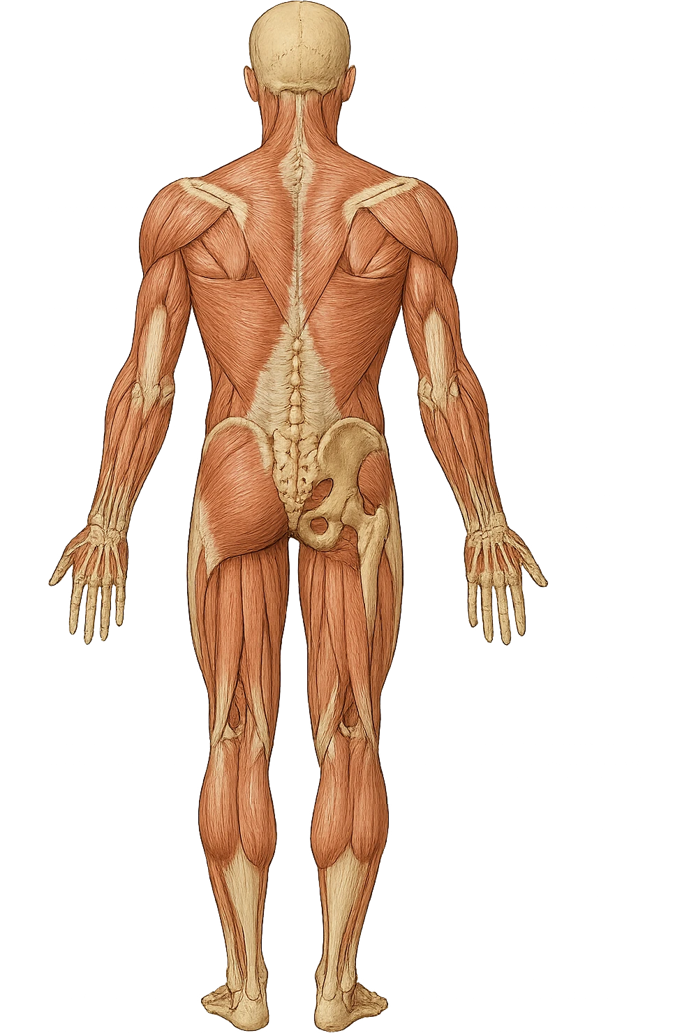 corpo umano anatomico con schiena piatta emoji