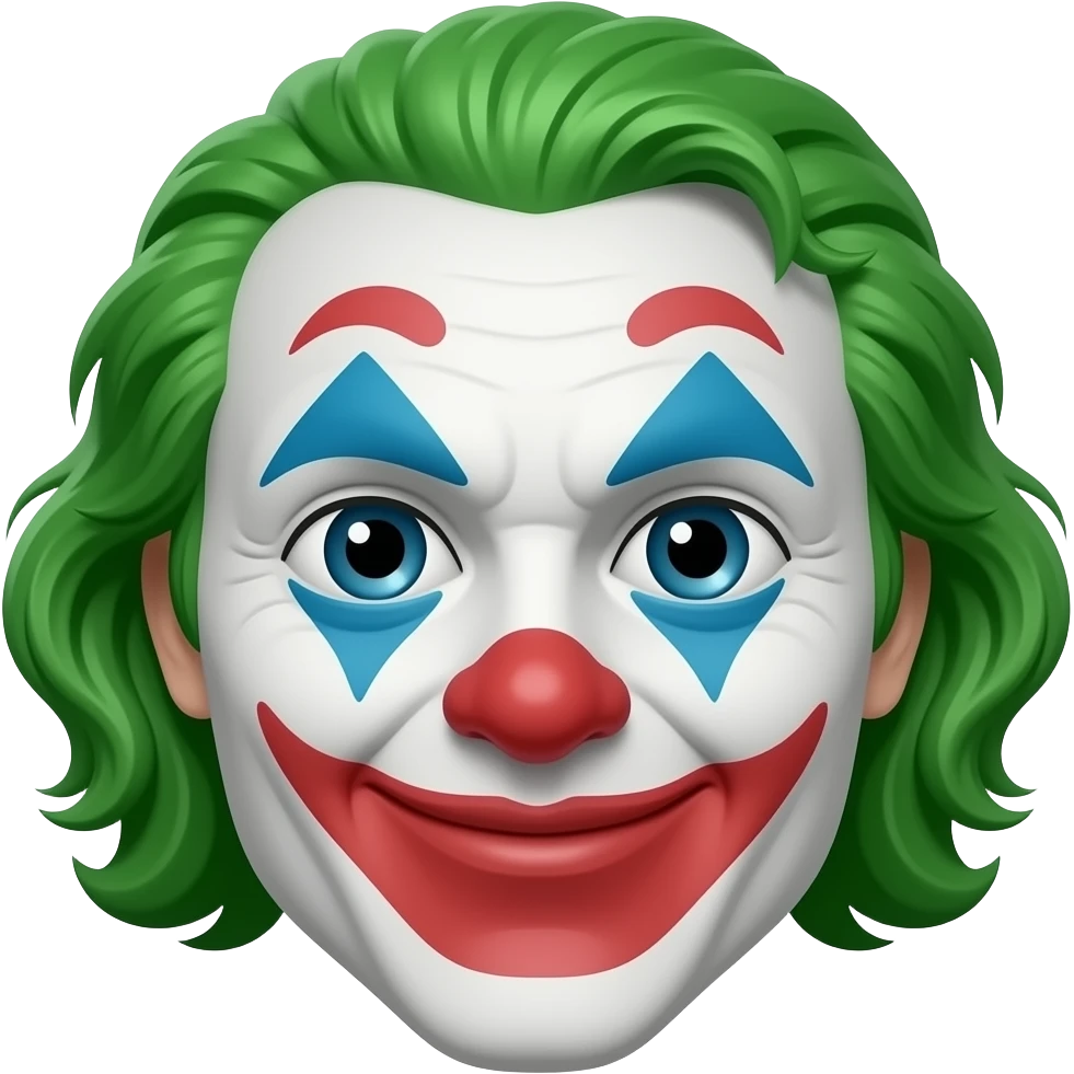 Clown face emoji