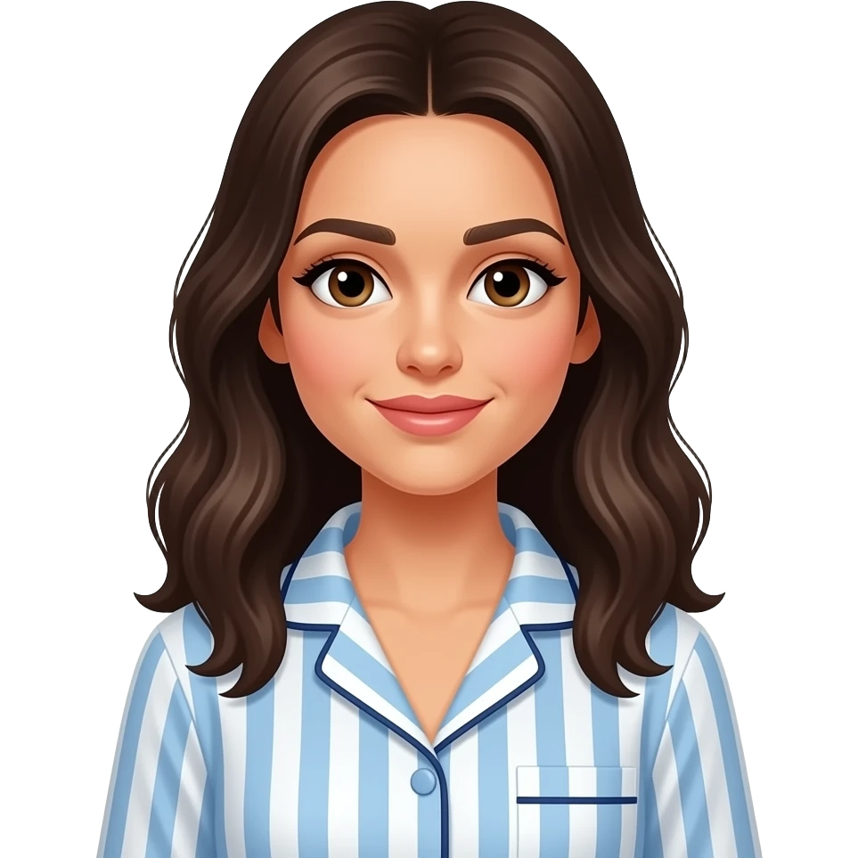 Nina dobrev pyjamas emoji