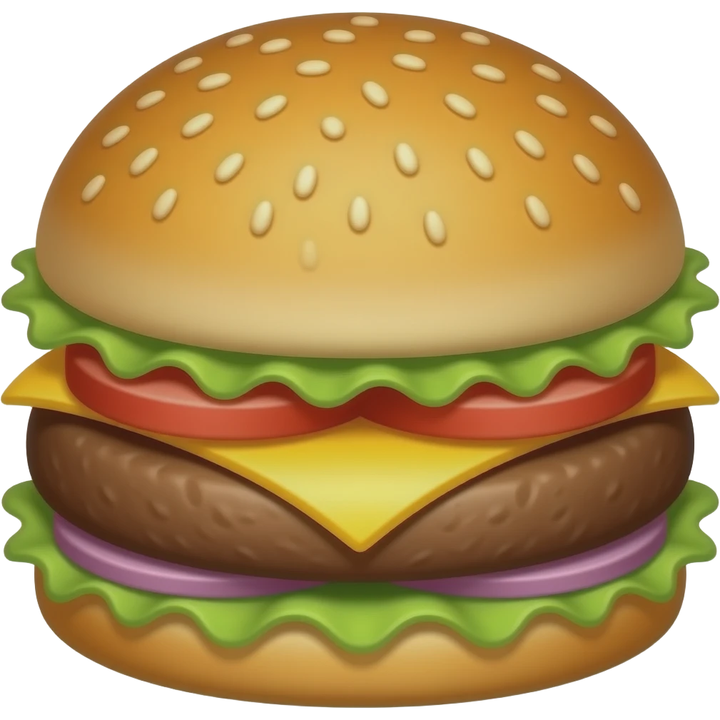 Burger sandwich emoji