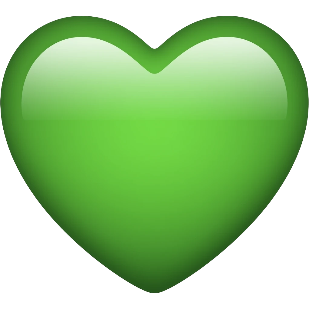 coeur vert emoji