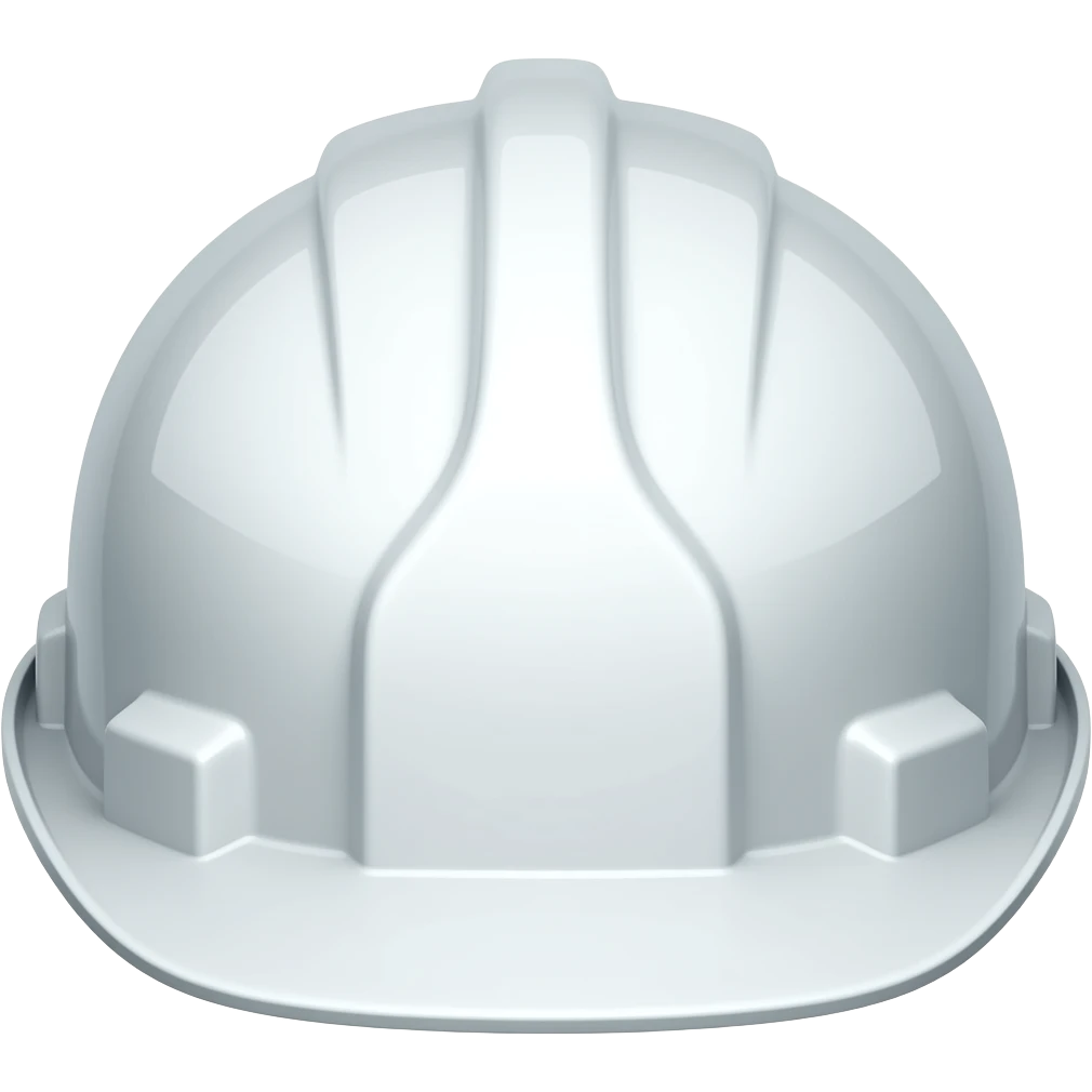 Hard hat white emoji