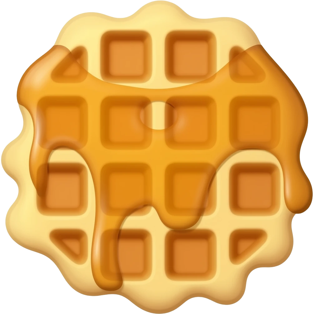 Waffle emoji