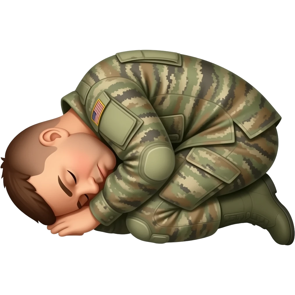 un guardia dormido hacia abajo como si estuviera sentado emoji