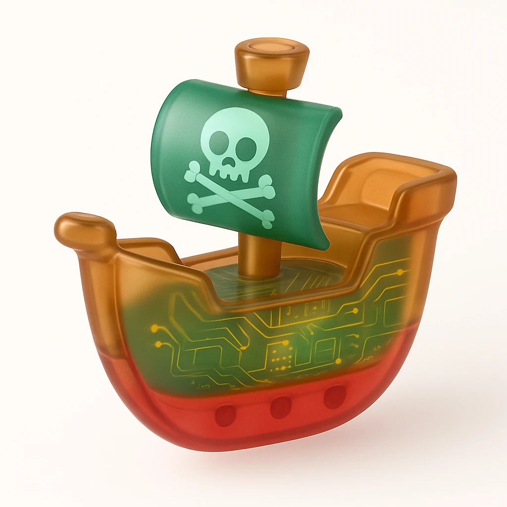 pirate ship emoji