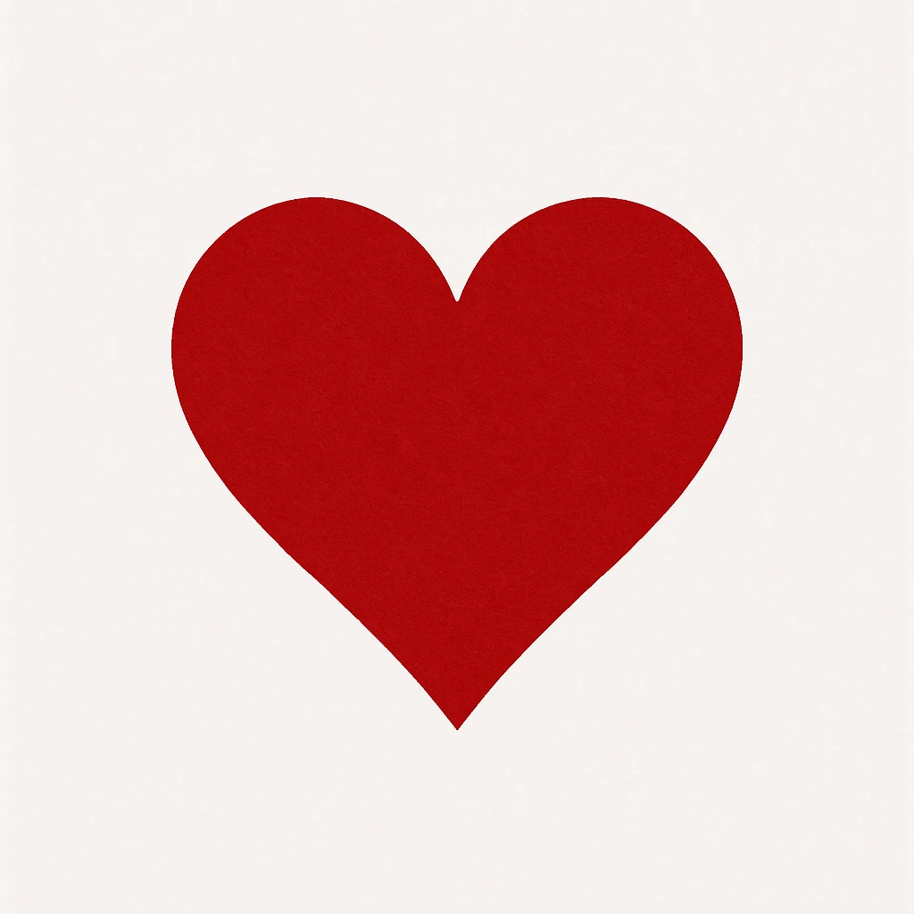 show only one heart emoji