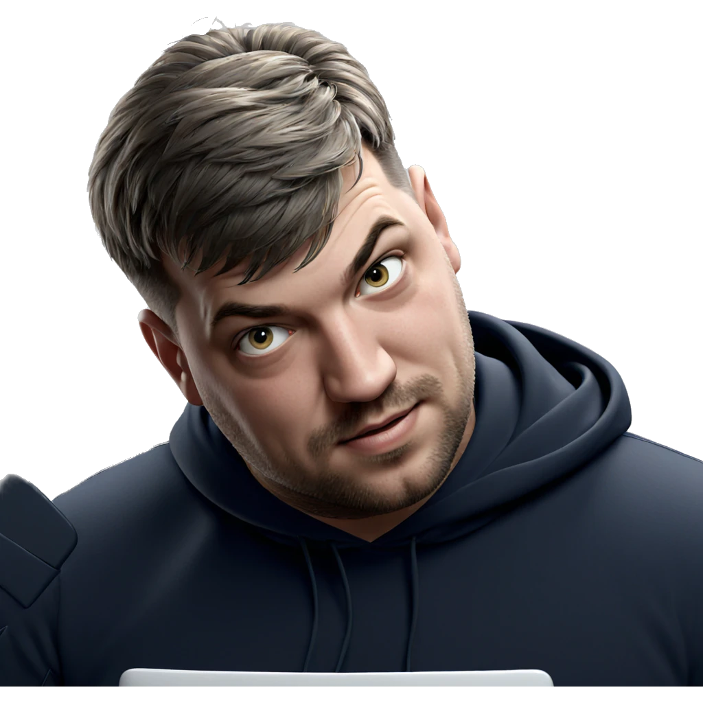 realistic portrait of a man emoji