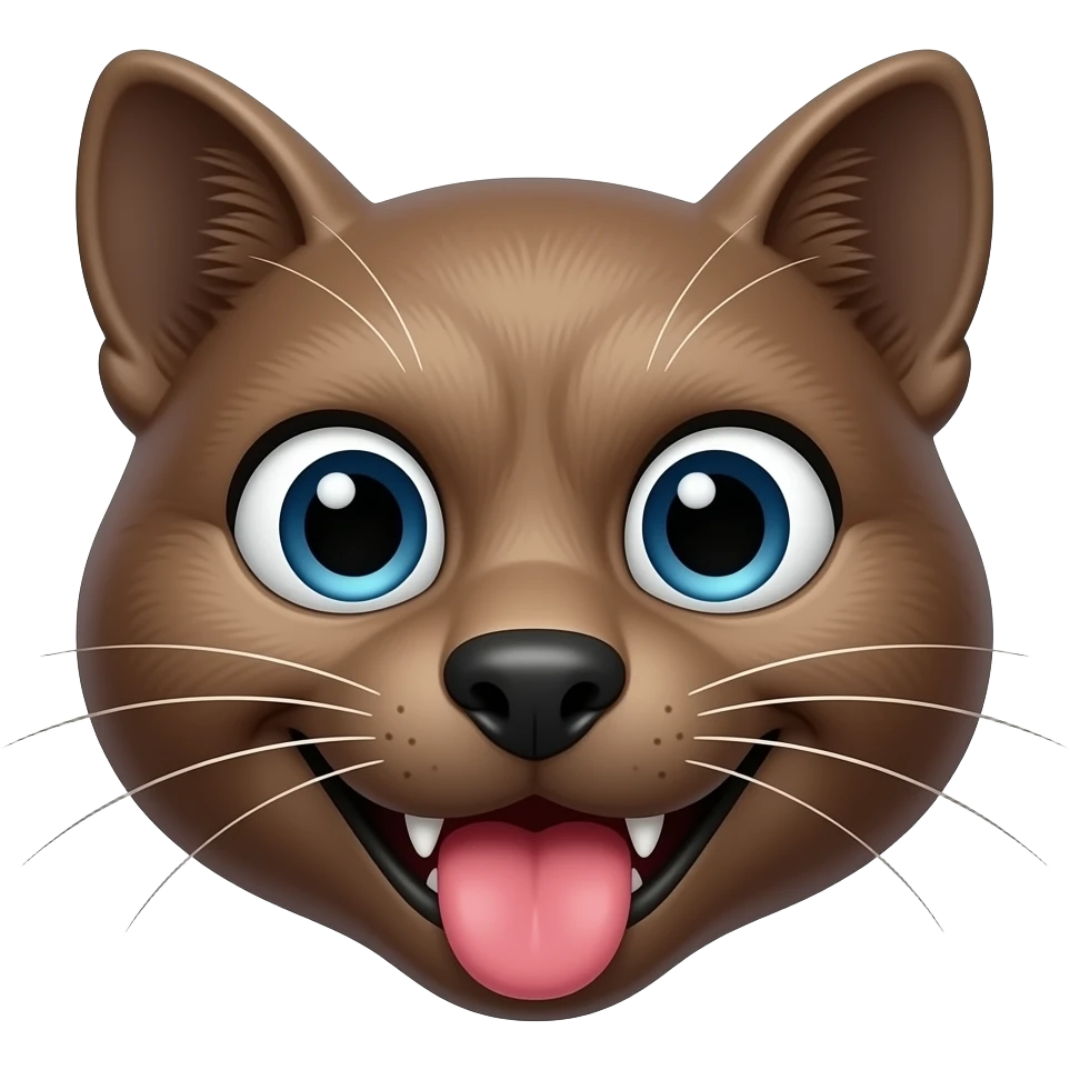 Diablo mordiéndose el labio emoji