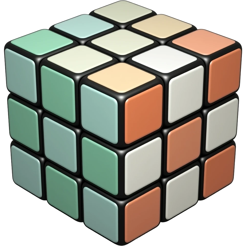 Rubix cube emoji