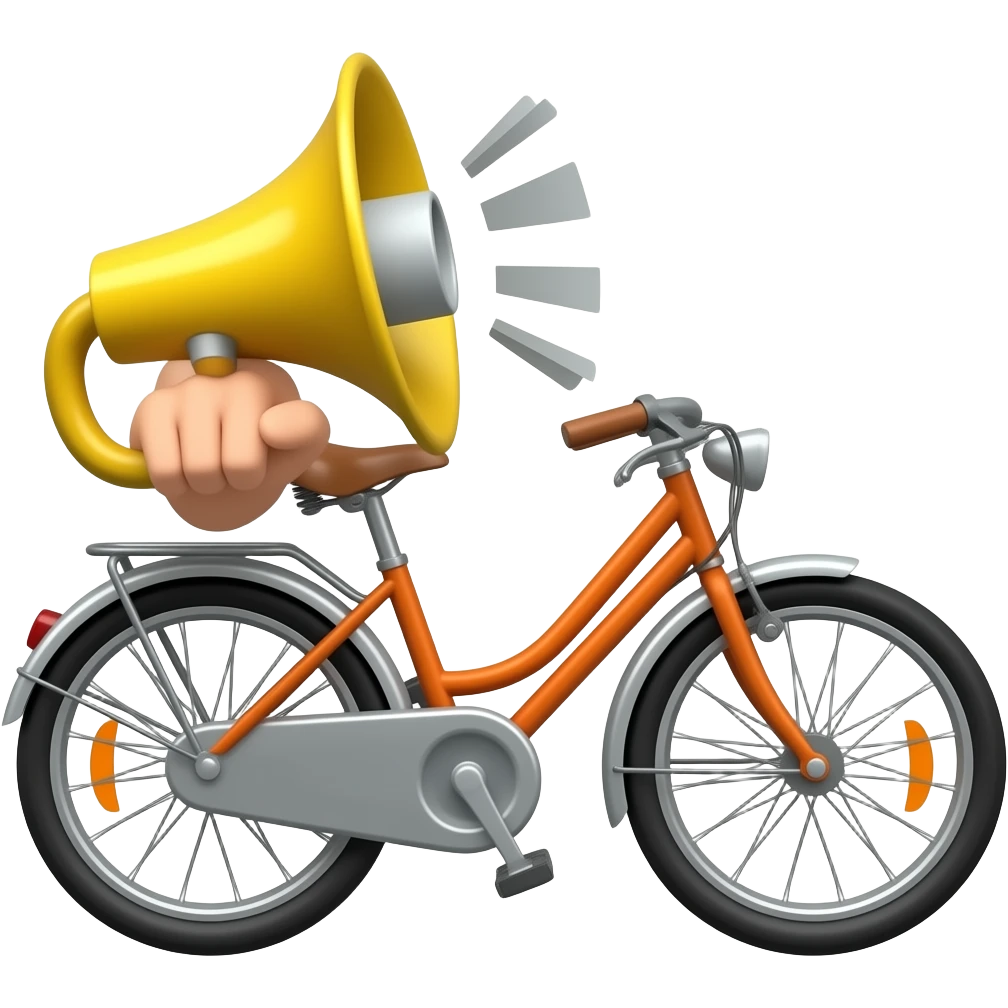 klaxon de vélo pouet emoji
