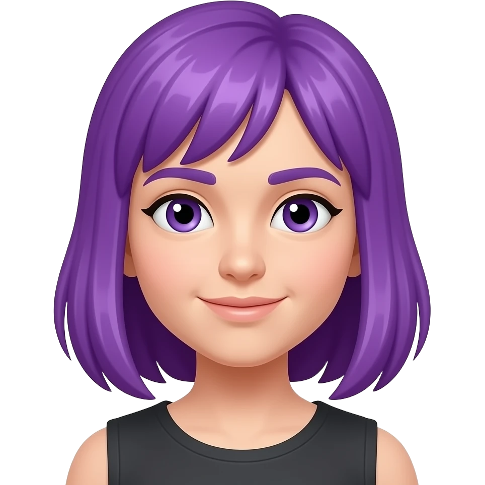 Purple Haired People emoji