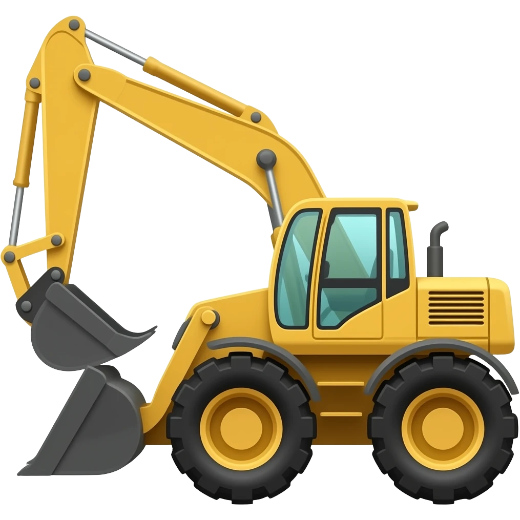 Bulldozer emoji