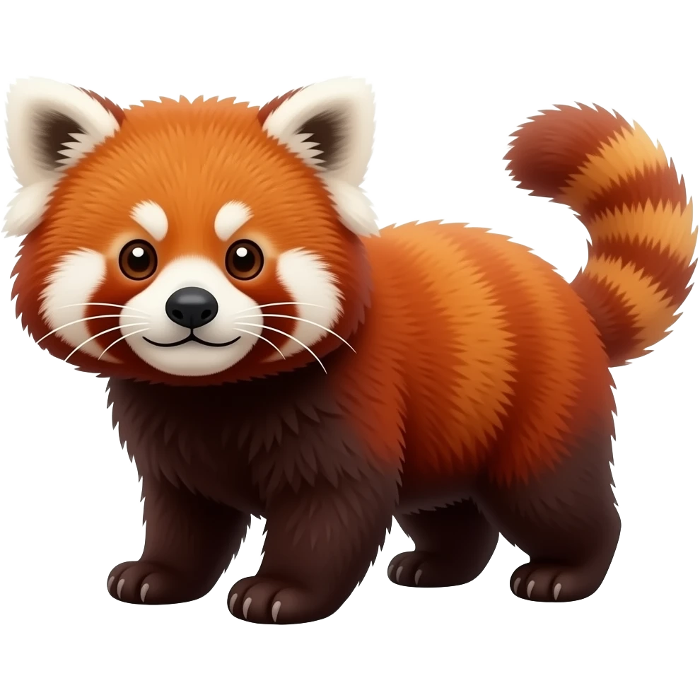 Red panda emoji. emoji