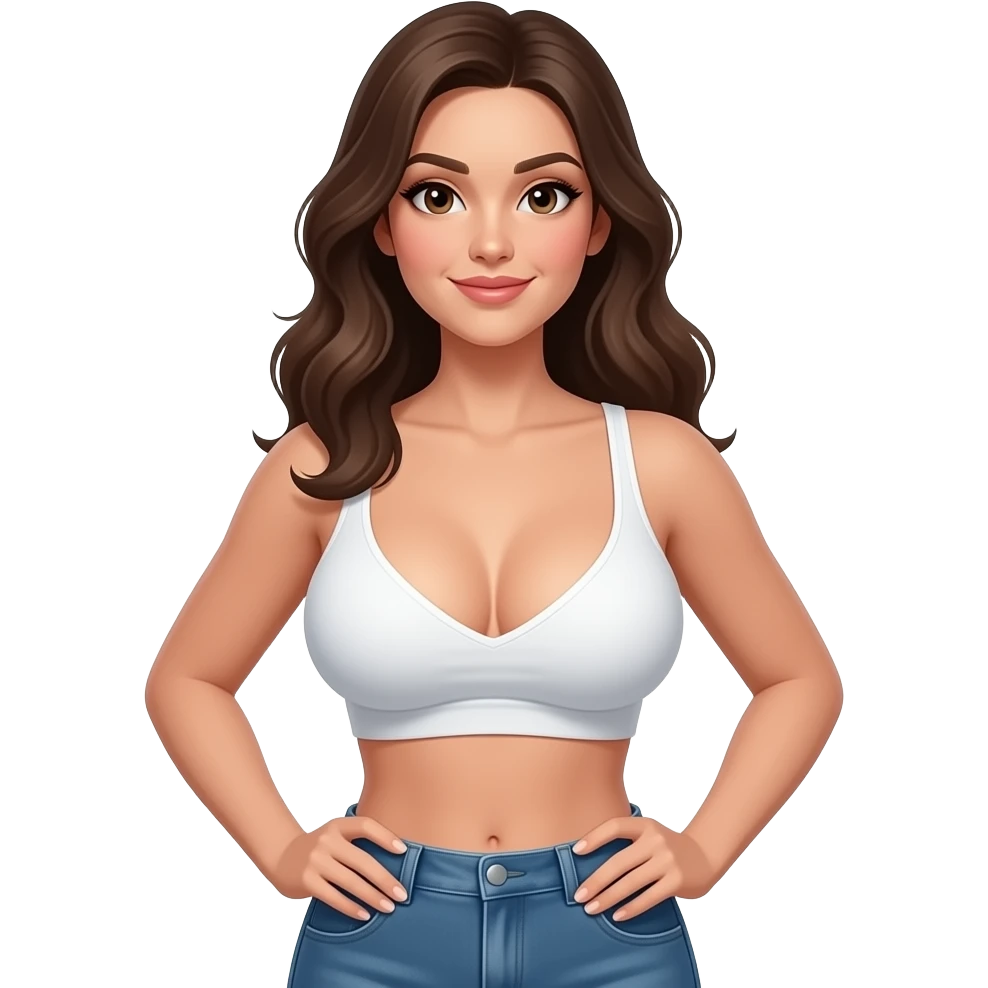 Pretty Sexy big booty and boobs emoji