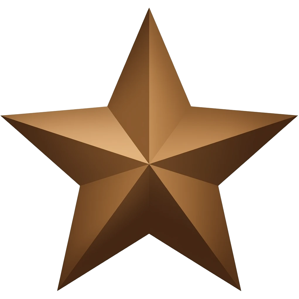 Meroon colour star emoji