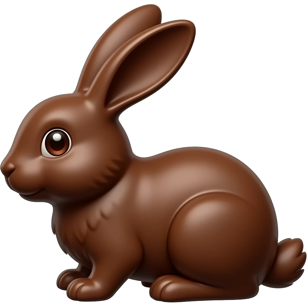 chocolate rabbit emoji