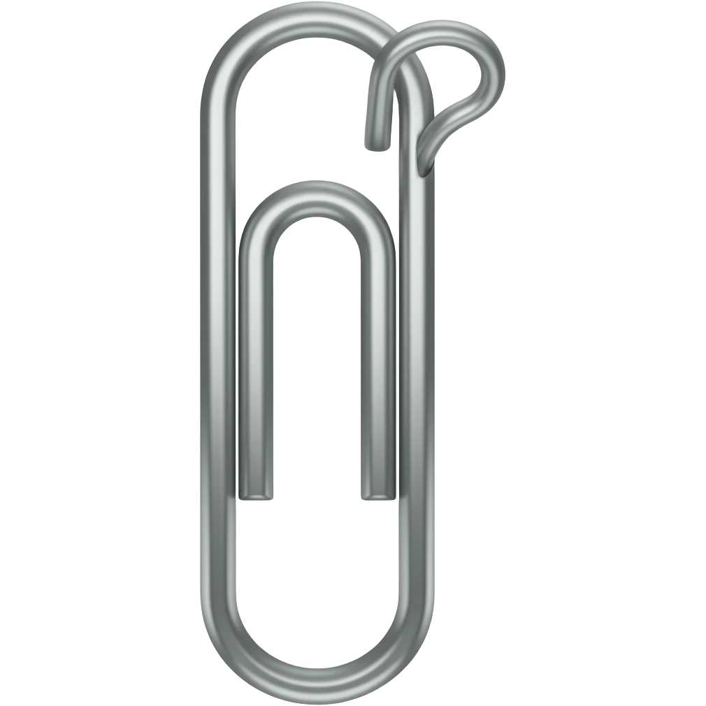 Скрепка emoji