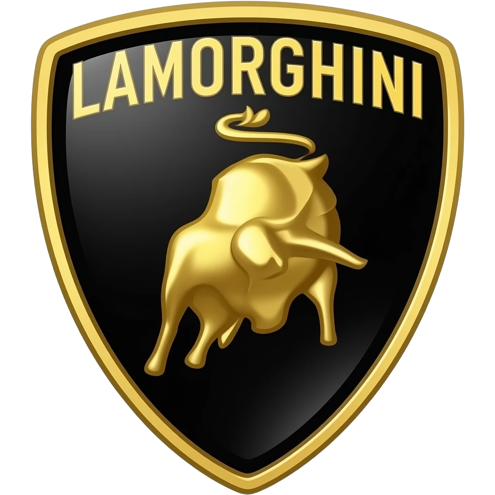 Famous car brand lamborghini’s logo emoji