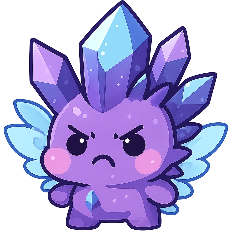 Add tiny magical wings to the image, keep the background transparent. The style should be consistent with the original image's look. emoji
