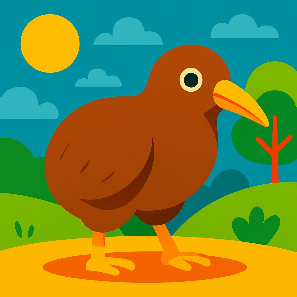 Bird kiwi emoji