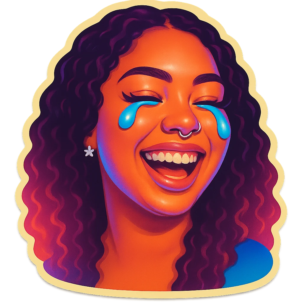 laughing with tears  emoji