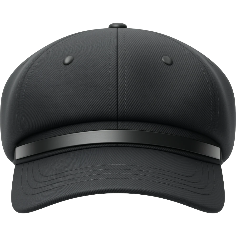 A black stylish flat Brixton fashion cap newsboy’s cap, separated emoji