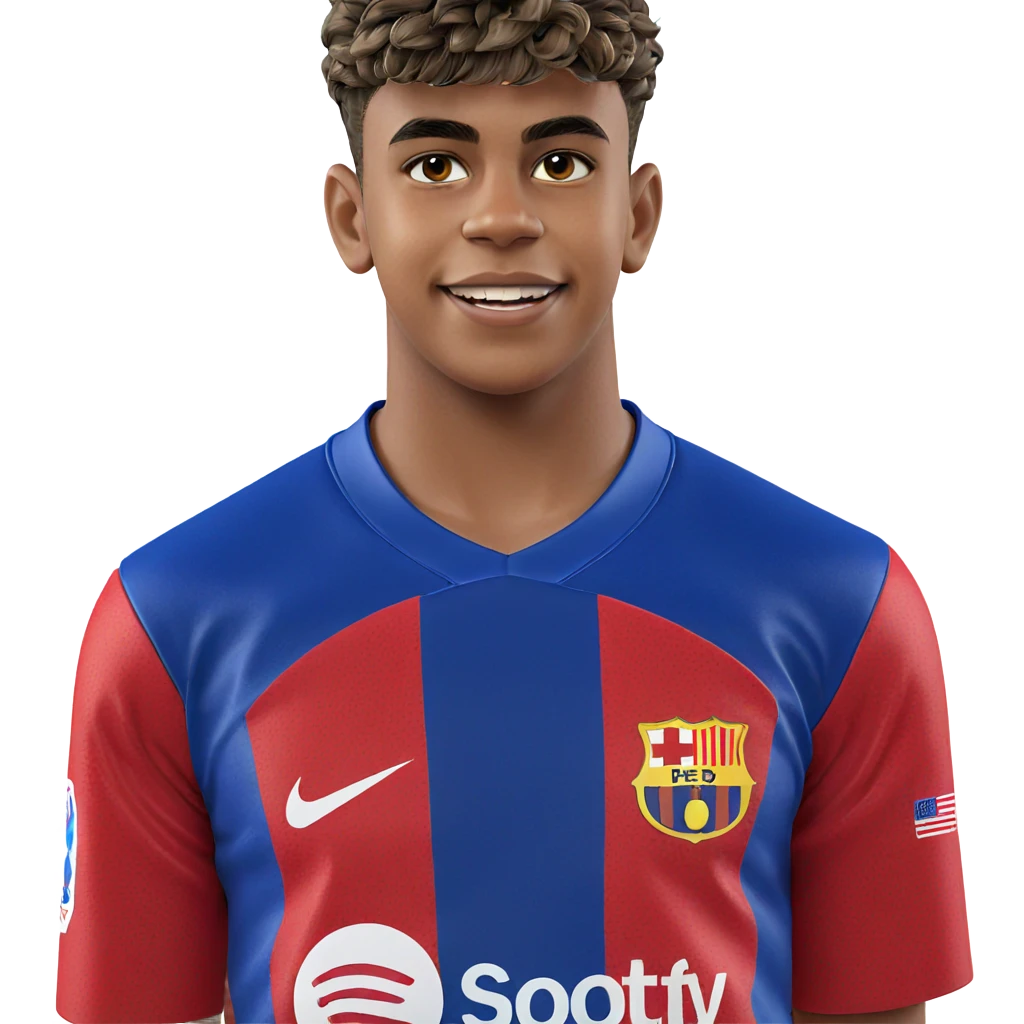 smiling boy in soccer uniform emoji