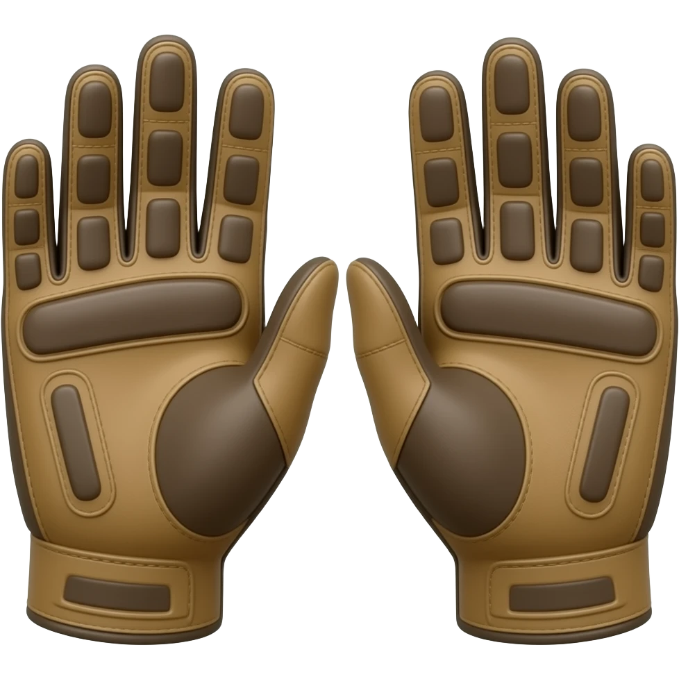 dirt biker gloves emoji