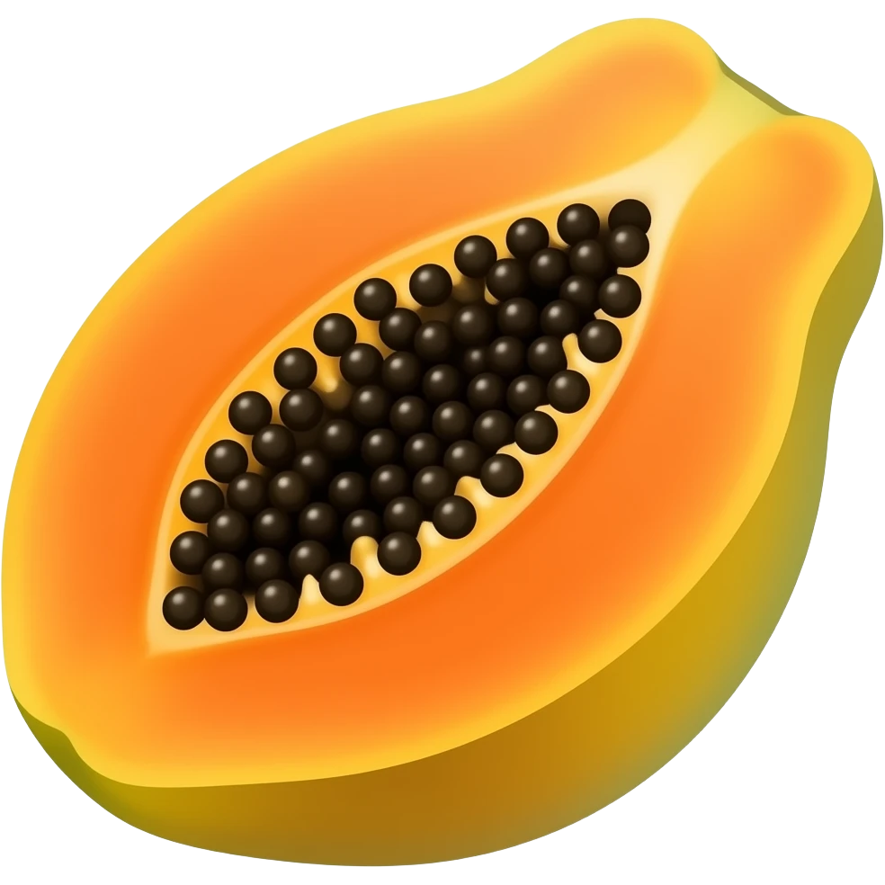 Papaya emoji