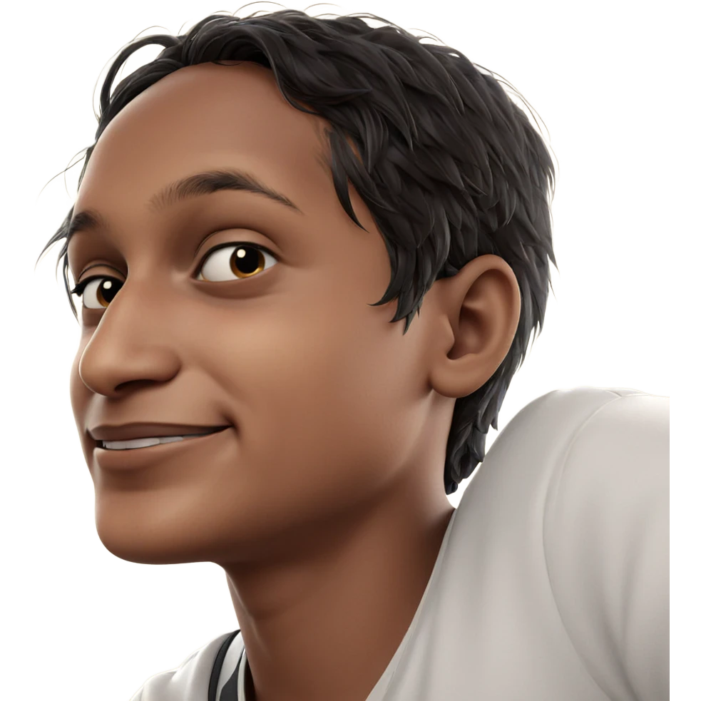 smiling boy with dark hair emoji