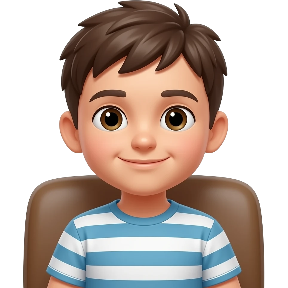 Chico sentado en silla emoji