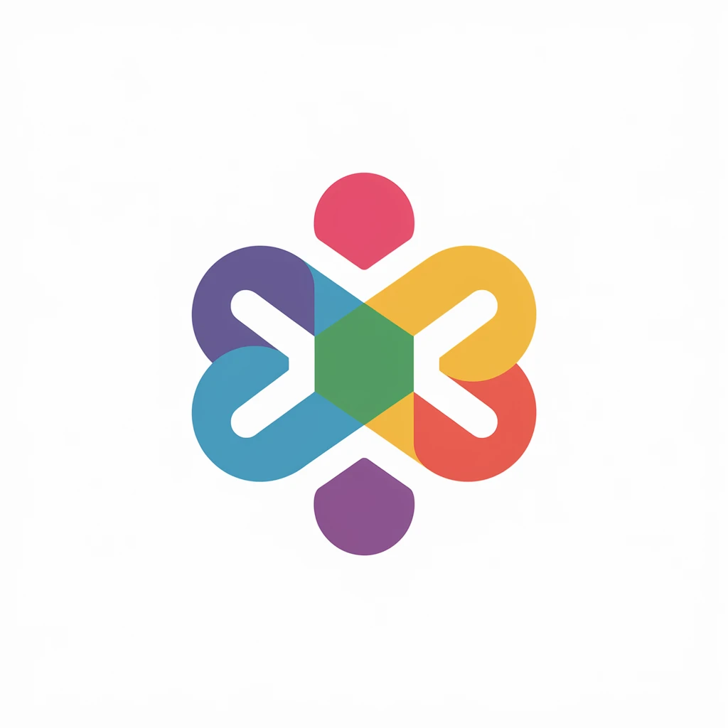 make a colorful logo of "Ideogram" emoji