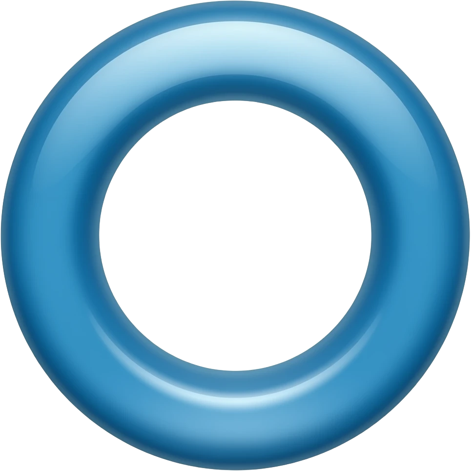 BLUE CIRCLE RING emoji