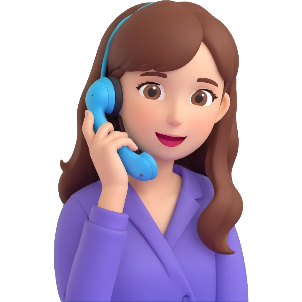 girl talking on phone bedroom background, close up pose emoji