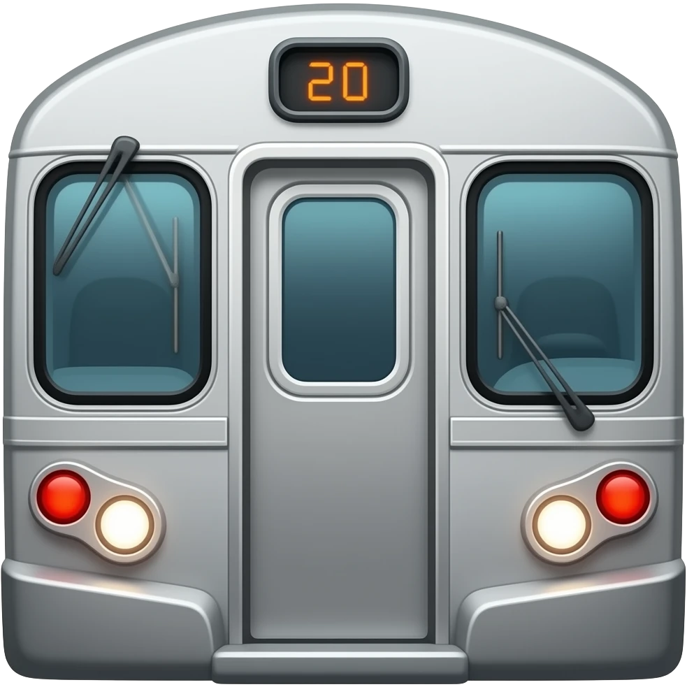 Subway veichle emoji