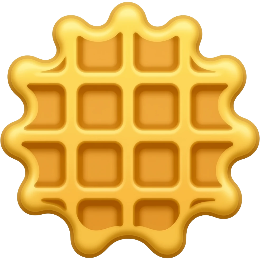 Waffle emoji