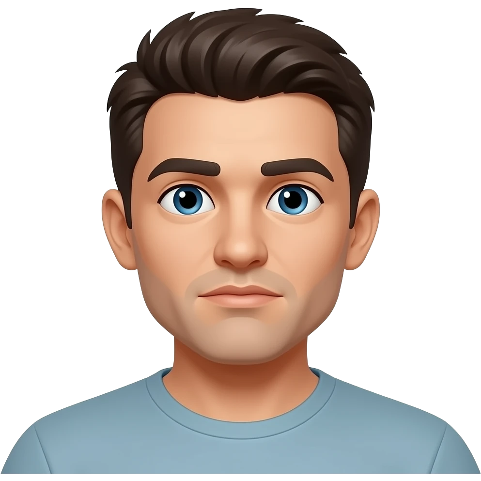 Sigma guy mewing emoji