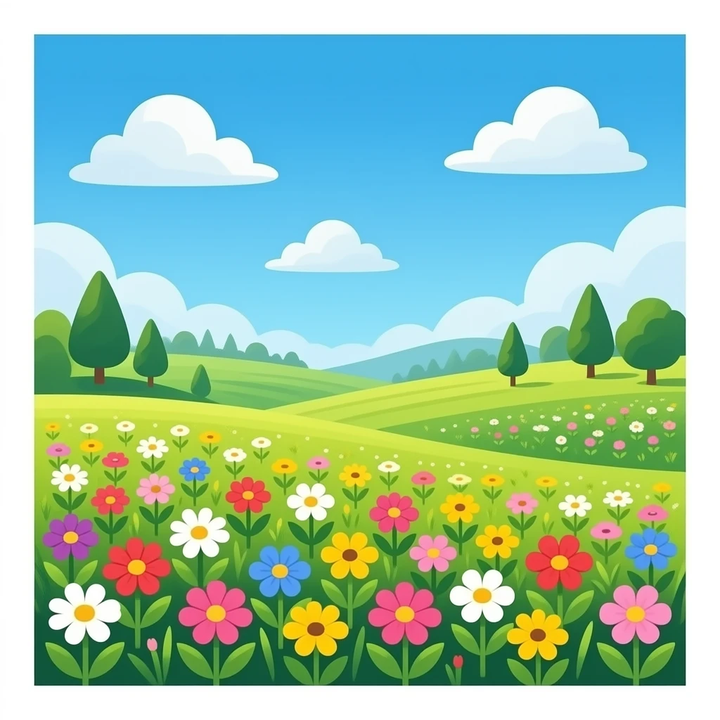 Floral Field emoji