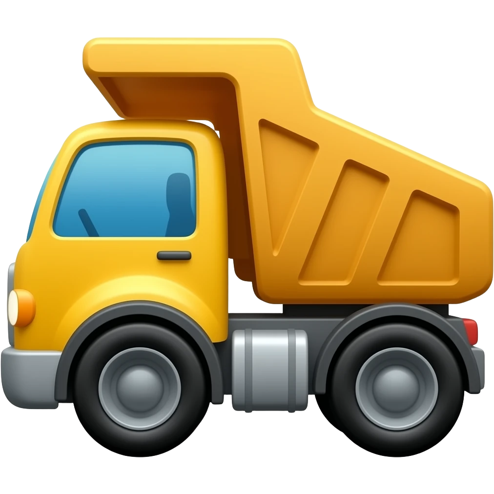 Dump truck emoji