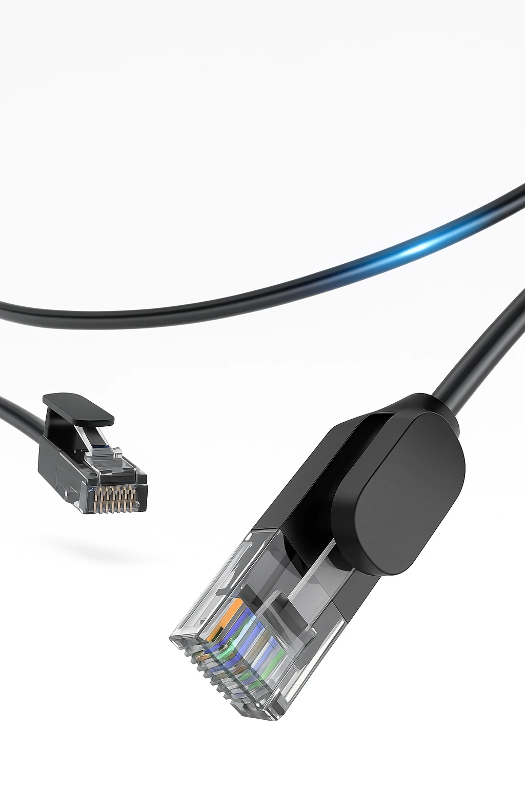 Сгенерируй мне точно такой же шнур, с таким же расположением, на чисто белом фоне, без надписей на шнуре и вообще без надписей emoji