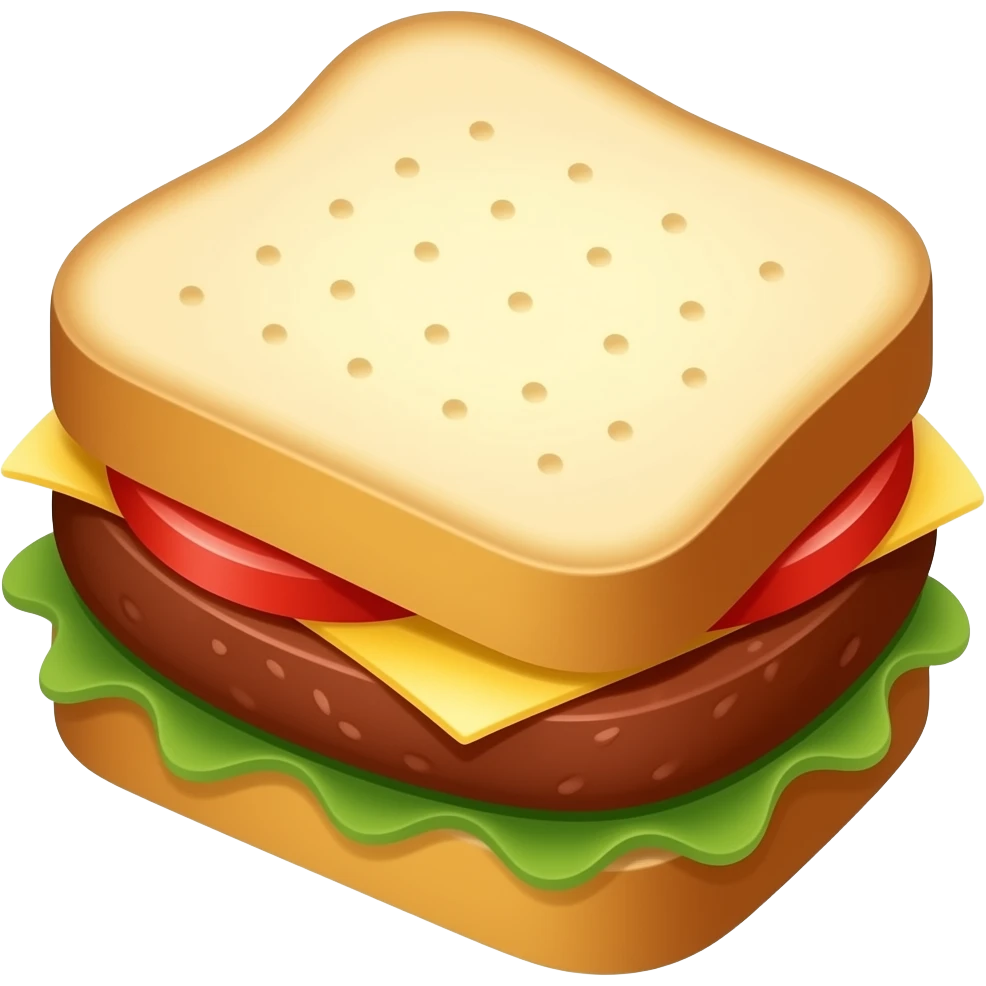 sandwich de carne emoji