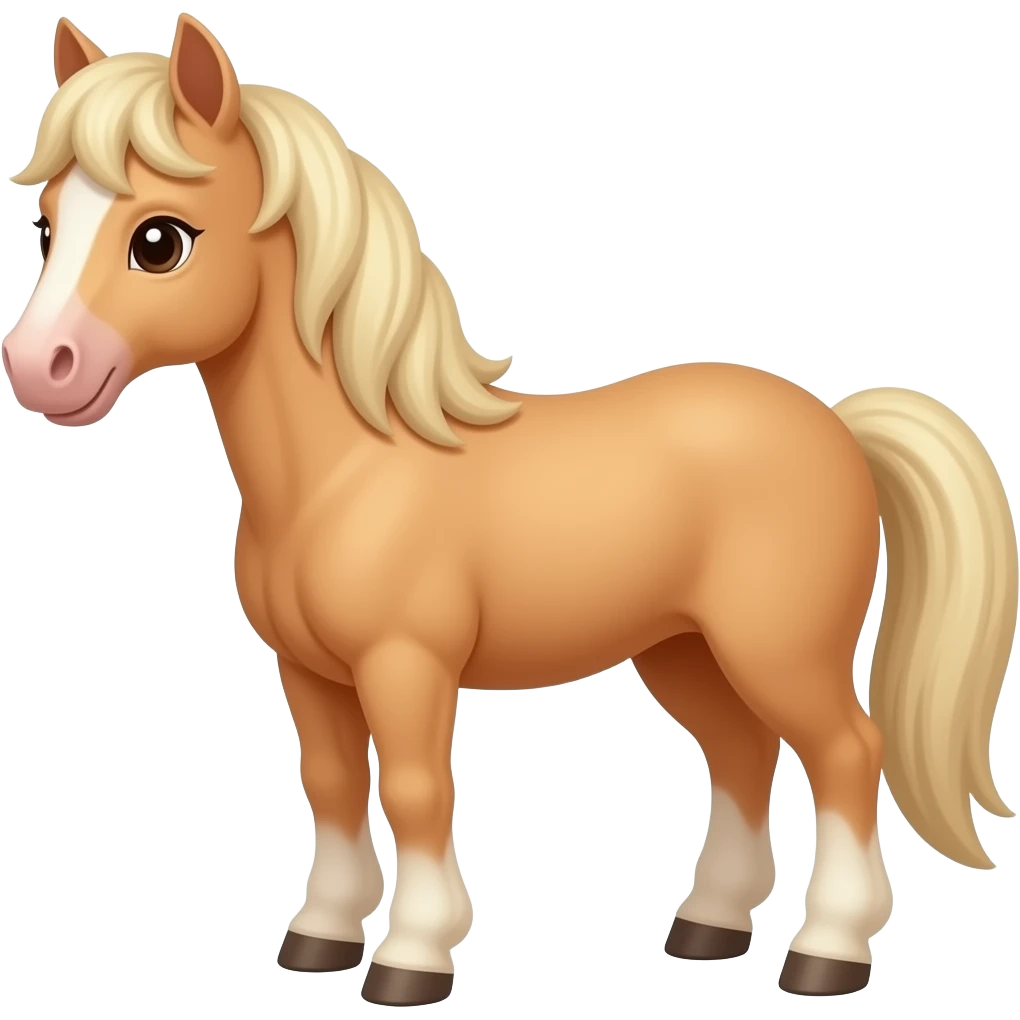Un emoji de un pony emoji